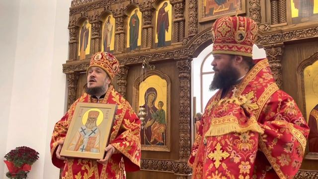 Освящение храма в честь святого Вмч. Димитрия Солунского смотреть онлайн