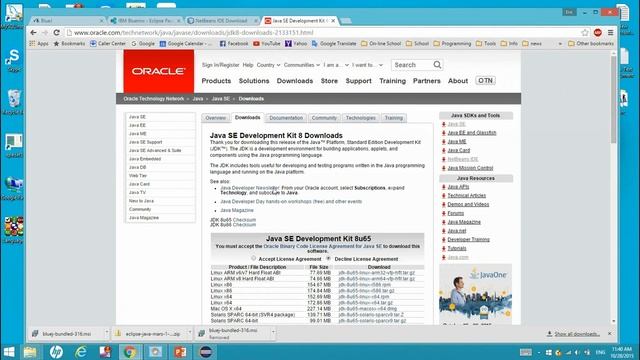 Installation of Java JDK, BlueJ and Eclipse смотреть онлайн
