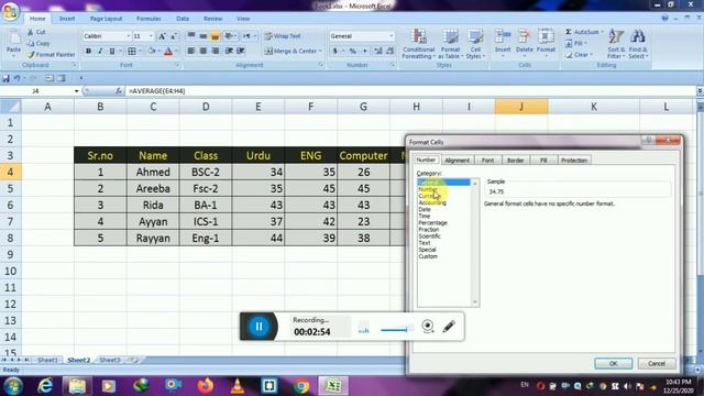 How to use the average formula in excel 2021 | Microsoft excel tutorial смотреть онлайн