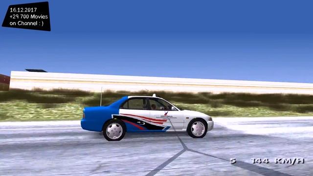 Proton Wira Terengganu City Taxi Grand Theft Auto San Andreas GTA SA MOD _REVIEW смотреть онлайн