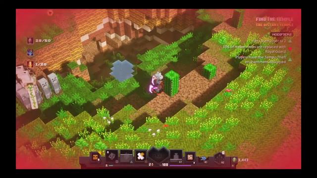 Minecraft Dungeon - Part 9 - GamePlay on PS4 (Bang to 1k) live From kingston Jamaica смотреть онлайн