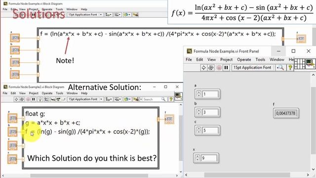 LabVIEW Formula Node смотреть онлайн