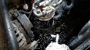 Audi A4 B5 '99 1 9 TDI AFN fuel filter replacemect \/Audi A4 B5 '99 1 9 TDI AFN Üzemanyagszűrő cser