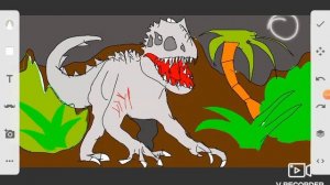 Рисуем индоминуса рекса