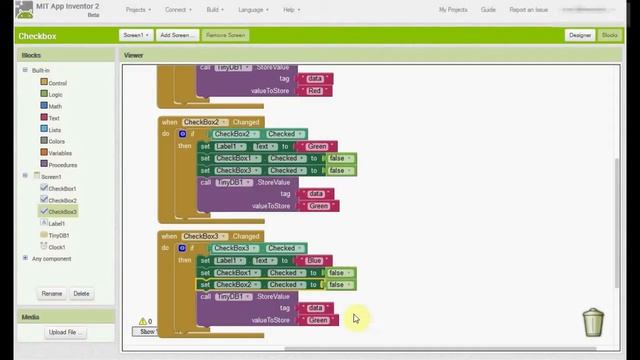 App Inventor 2 Checkox with TinyDB смотреть онлайн