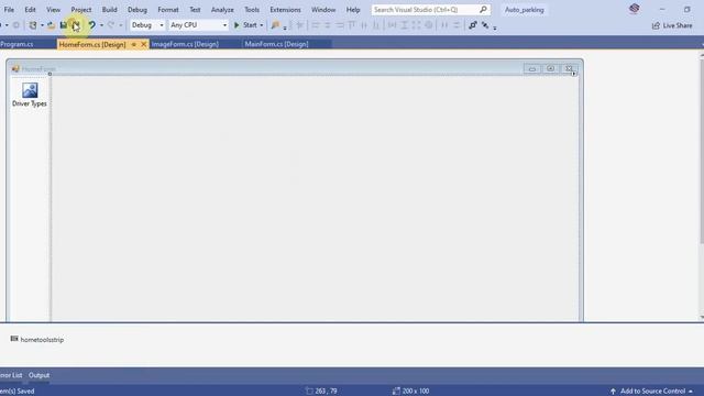 Auto Car Parking Part 3 Main Form Designing Form in window forms C# смотреть онлайн