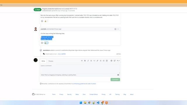 Angular ng build fails Invalid version 15.2-15.3 смотреть онлайн