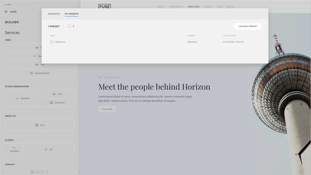 Using My Presets | YOOtheme Documentation смотреть онлайн