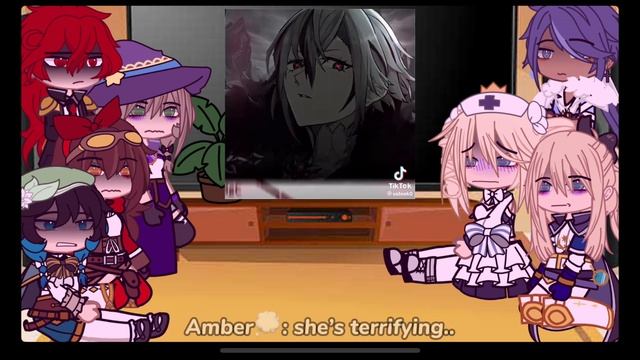 Some genshin characters reacts to The Fatui Harbringers! | part 1 | смотреть онлайн