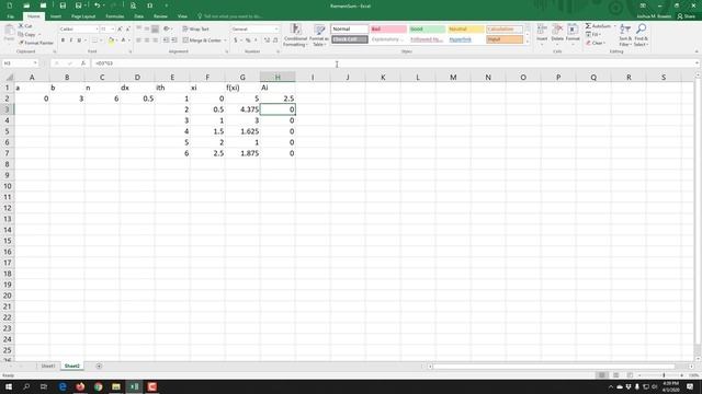 Riemann Sums in Excel смотреть онлайн