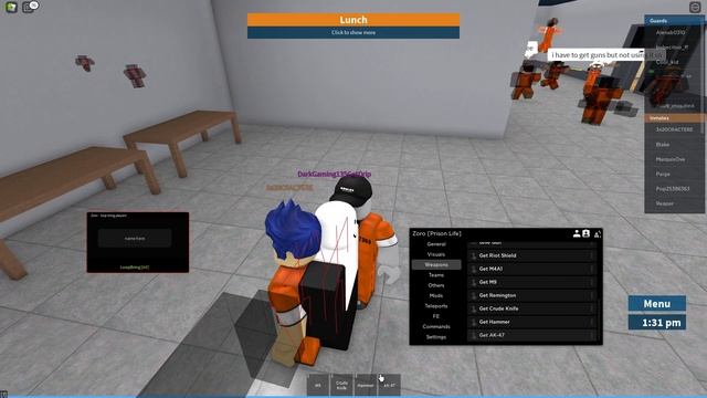 Prison Life and more! Zoro Hub Script, Partners with Roblox Script Hub! смотреть онлайн