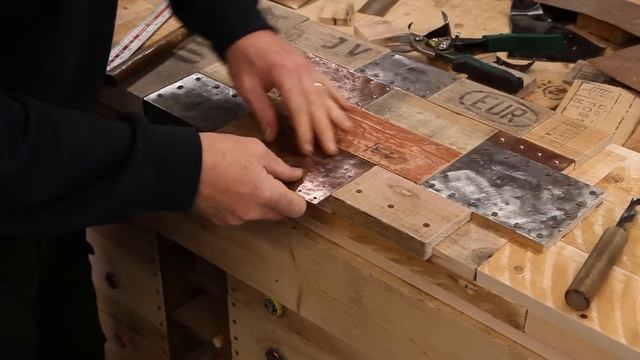 A Patchwork Palletwood Bookcase Made Completely Out Of Scrap