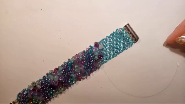 Браслет , камень Флюорит . смотреть онлайн