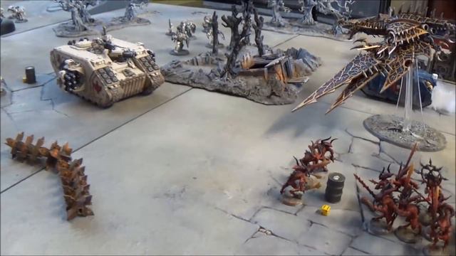 Deathwing vs Night Lords 40k 1850pts Dark Angels vs Chaos Marines смотреть онлайн