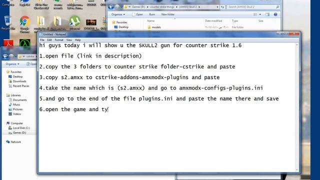 counter strike 1.6 SKULL 2 gun install смотреть онлайн