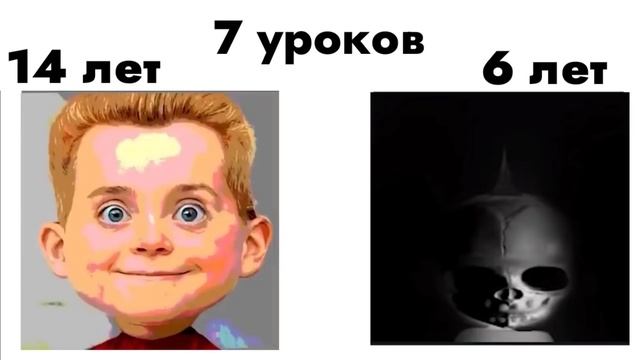 реакция в 14 лет vs реакция в 6 лет на количество уроков смотреть онлайн