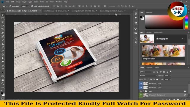 Professional Book Cover Mockup Download In PSD File |Urdu Hindi| |Photoshop Tutorial| смотреть онлайн