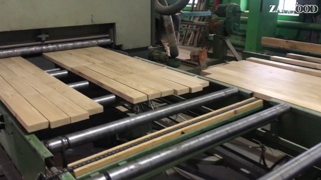 Производство паркет-доски «НИКА» (сращенный массивный паркет)