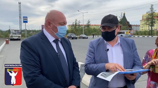 Ход работ по установке теплого павильона в районе Талнах смотреть онлайн