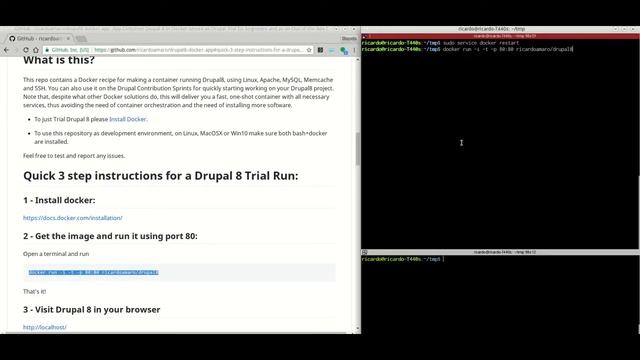 Drupal Docker смотреть онлайн