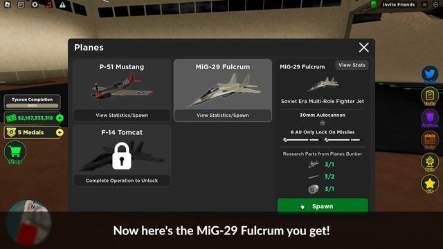 How to get the MiG-29 FULCRUM in War Tycoon - ROBLOX смотреть онлайн