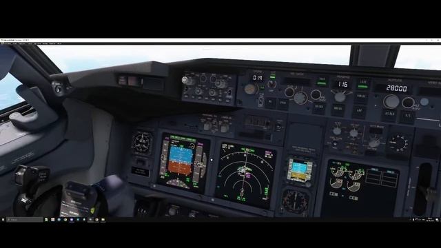 УТЦПП VATRUS. курс ATPL. Практическое занятие №4 Boeing737-800 набор высоты, подготовка и снижение