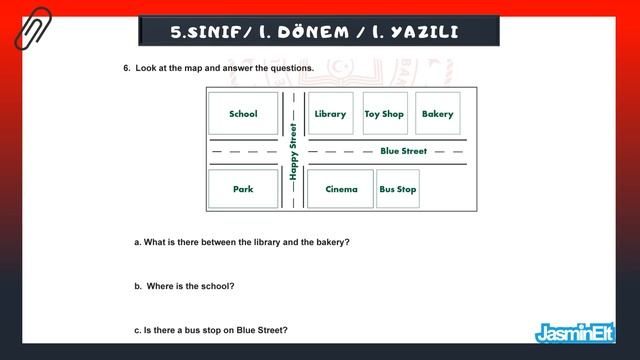 5. Sınıf İngilizce 1. Dönem 1. Yazılı смотреть онлайн