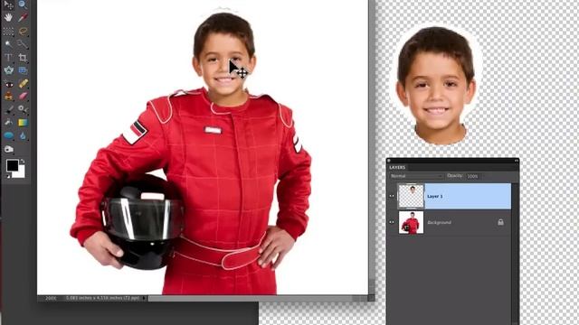 Photoshop Elements Tutorials- Replace a Face смотреть онлайн