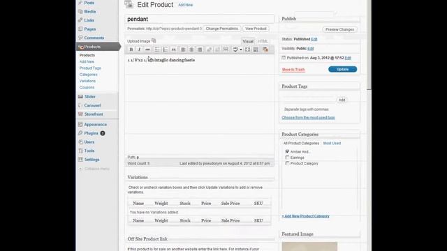 WP E-Commerce - Add an Image to a Product смотреть онлайн