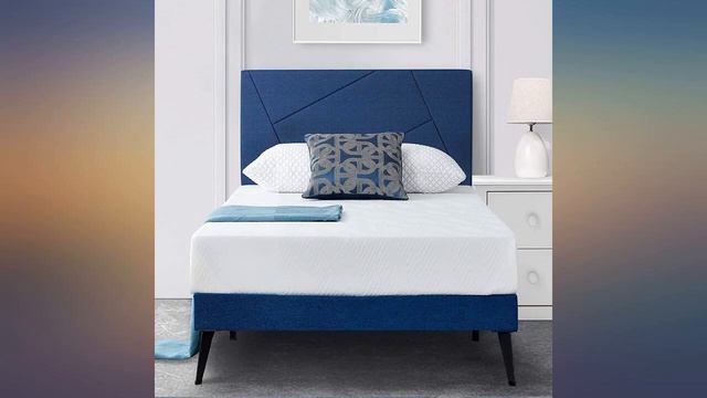 Molblly Queen Size Platform Bed Frame with Headboard and No Box Spring review смотреть онлайн