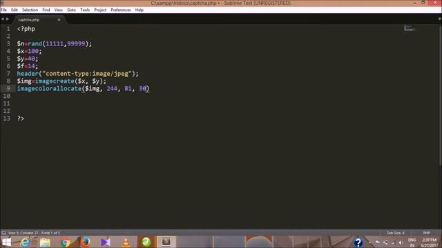 Simple captcha tutorial using PHP - 1 смотреть онлайн