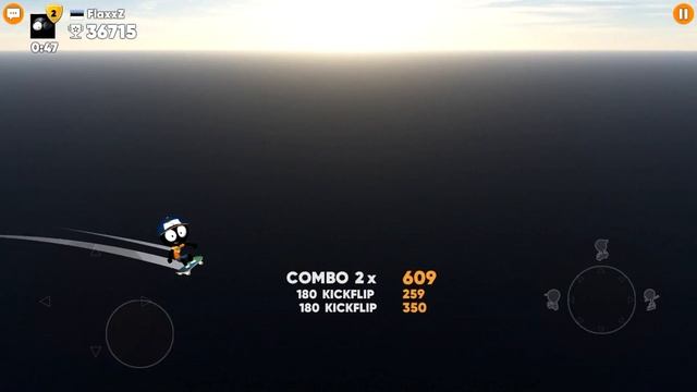Stickman Skate Battle | iOS Gameplay смотреть онлайн