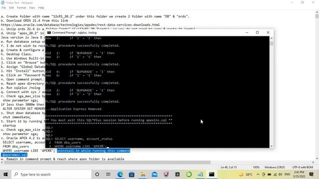 How to Install Oracle APEX 20.2 | DB 12cR1 | Windows 10 смотреть онлайн