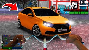 КУПИЛ ЗАРЯЖЕННУЮ ЛАДУ ВЕСТУ И УСТРОИЛ ГОНКУ С ГОПНИКОМ GTA NEXT RP РАЙЛЮХА
