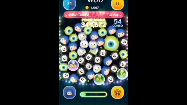 Disney Tsum Tsum Aqua Game Play Every 3rd Time Hidden Skill? смотреть онлайн