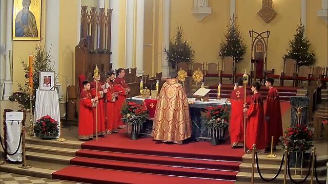 Божественная Литургия армянского обряда 01.01.2023 в 15:30 смотреть онлайн