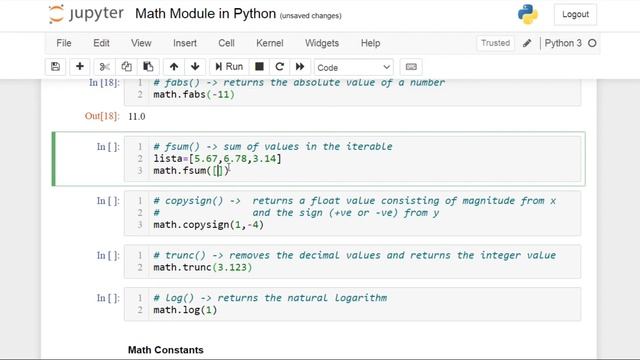 Math Module in Python | Explained in Minutes | ASA Learning смотреть онлайн