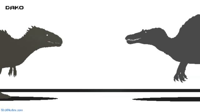 Spinosaurus Vs. Giganotosaurus | Stick Nodes