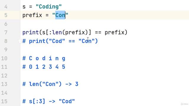 13 Python Tutorial || Check if a String Starts with a Prefix смотреть онлайн