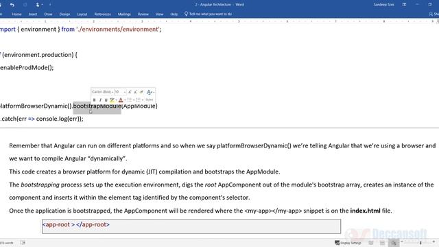 Part 4: Angular Architecture - Angular Tutorial смотреть онлайн