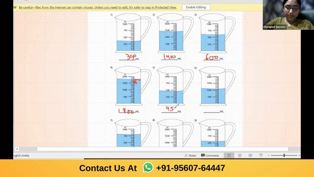 Measurement Of Capacity For Class 2 - Part 6 | Volume | Olympiad Success | Olympiad Preparation