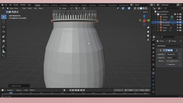 Milk Bottle - 3D Model and Mockup Design Using Blender and Adobe Photoshop смотреть онлайн