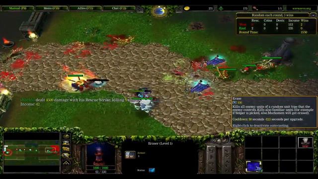 Dread стрим 22.04.2014 часть 2. WC3