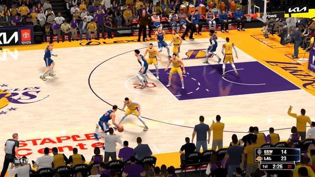 Golden State Warriors vs Los Angeles Lakers (NBA 2K14 to 2K22 Mod) смотреть онлайн