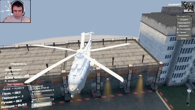 SpinTires обзор мода ( Вертолёт МИ-8 ) Порвал движок игры смотреть онлайн