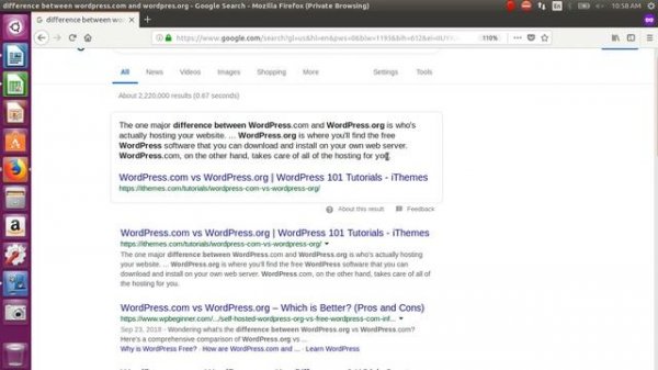 Difference between Wordpress com and Wordpress org