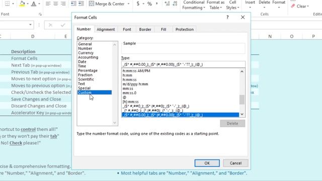 0016 Excel Shortcuts: The Best Way To Format Cells