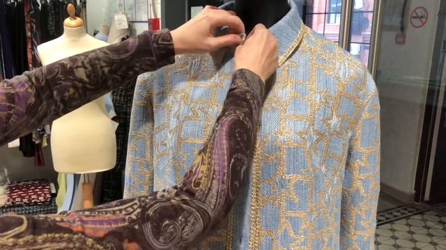 Костюм в стиле Карла Лагерфельда от Ателье Модного дома Olga Kunitsyna. смотреть онлайн