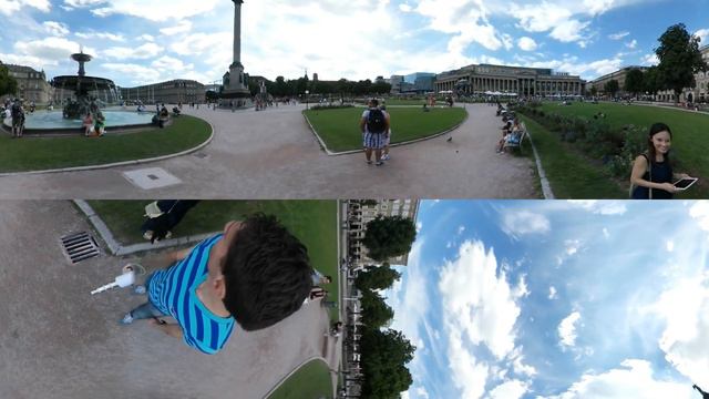 Best 360° VR videos - Stuttgart Germany 360° What to do & see sightseeing vlog [4K] смотреть онлайн