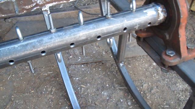 Мульчер для мотоблока своими руками Косилка для ботвы картофеля